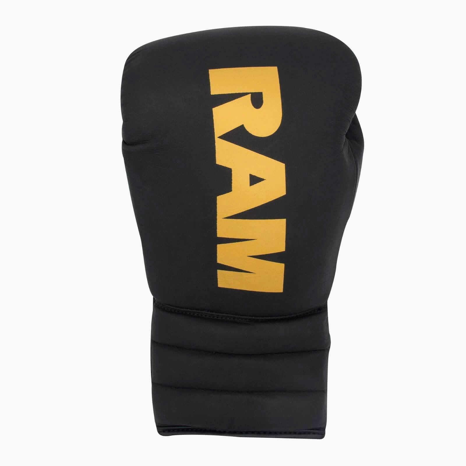 RAM ’Legendary’ (Kick)Bokshandschoenen Leer Mat Zwart-Goud RAM ’Legendary’ (Kick)Bokshandschoenen Leer Mat Zwart-Goud - Afbeelding 3