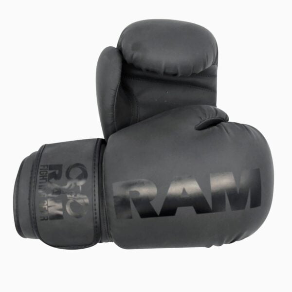 RAM ’No Mercy’ (Kick)Bokshandschoenen Mat Zwart - Afbeelding 2